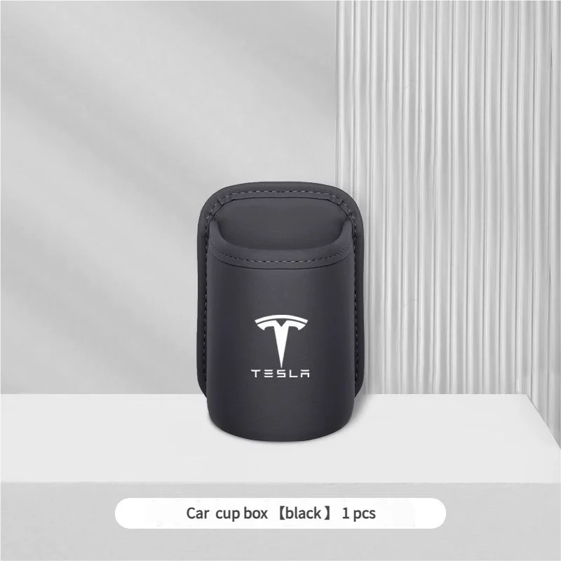 Leren Waterbeker Opbergdoos Bij De Autodeur En Drank En Op De Rugleuning Voor Tesla Model 3 Model S Model X Model Y