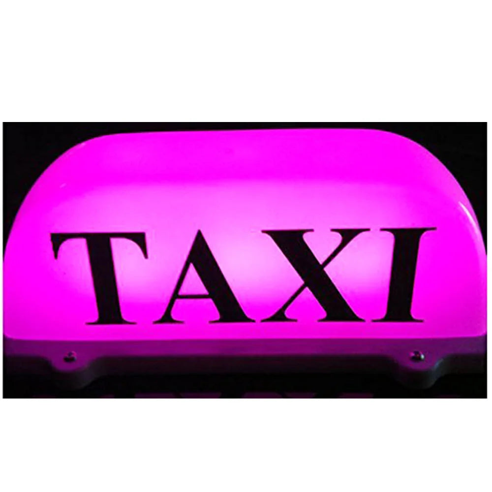 USB Oplaadbaar Batterij Taxi Bord Licht, Dak Taxi Bord met Magnetisch Waterdicht Taxi Cab Dak Verlicht Bord