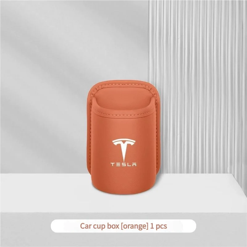 Leren Waterbeker Opbergdoos Bij De Autodeur En Drank En Op De Rugleuning Voor Tesla Model 3 Model S Model X Model Y